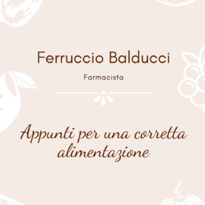 Appunti per una corretta alimentazione