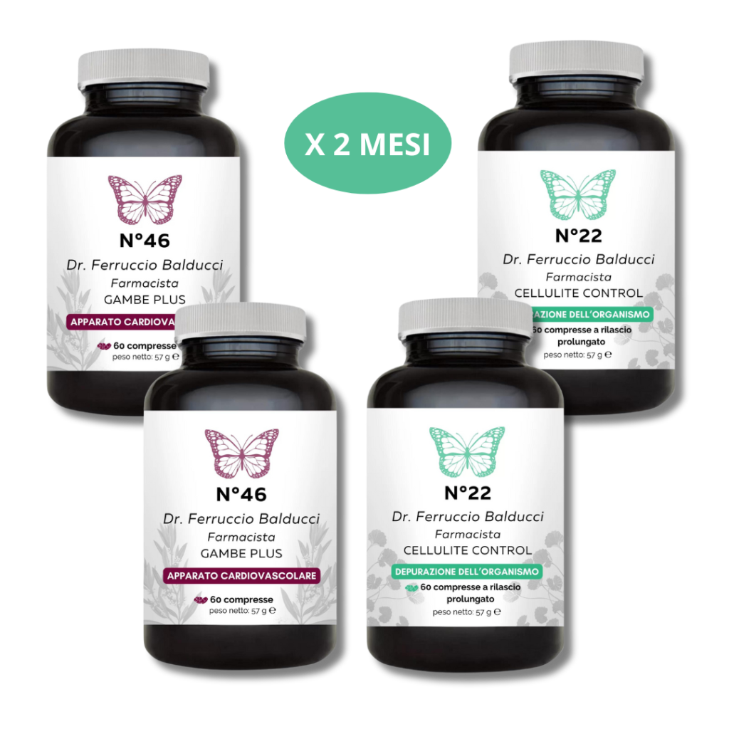 Preparato Balducci N°46 Gambe Plus + N°22 Cellulite Control